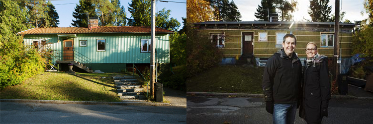 Första nära-noll-renoverade småhuset Första nära-noll-renoverade småhuset